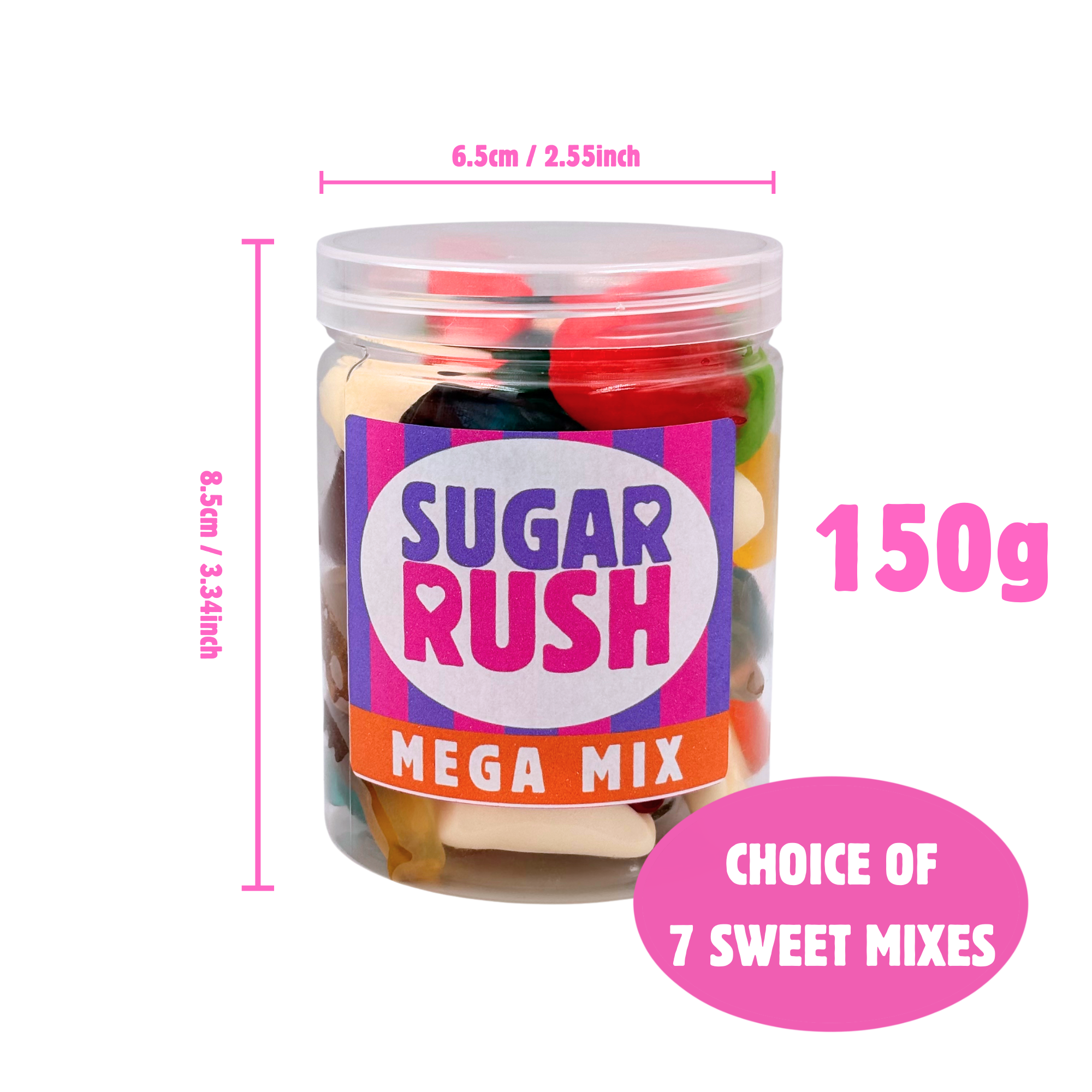 Premium Pick 'n' Mix Candy Gift Jar 150g