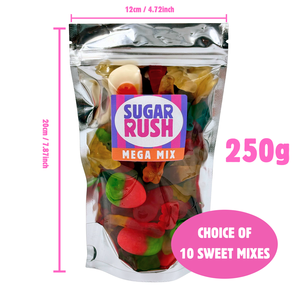 Standard Pick 'n' Mix Candy Pouch 250g (Choose You Mix)