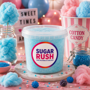 Blue Raspberry Cotton Candy Tub