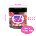 Premium Pick 'n' Mix Candy Gift Jar 300g (Choose Your Mix & Label)