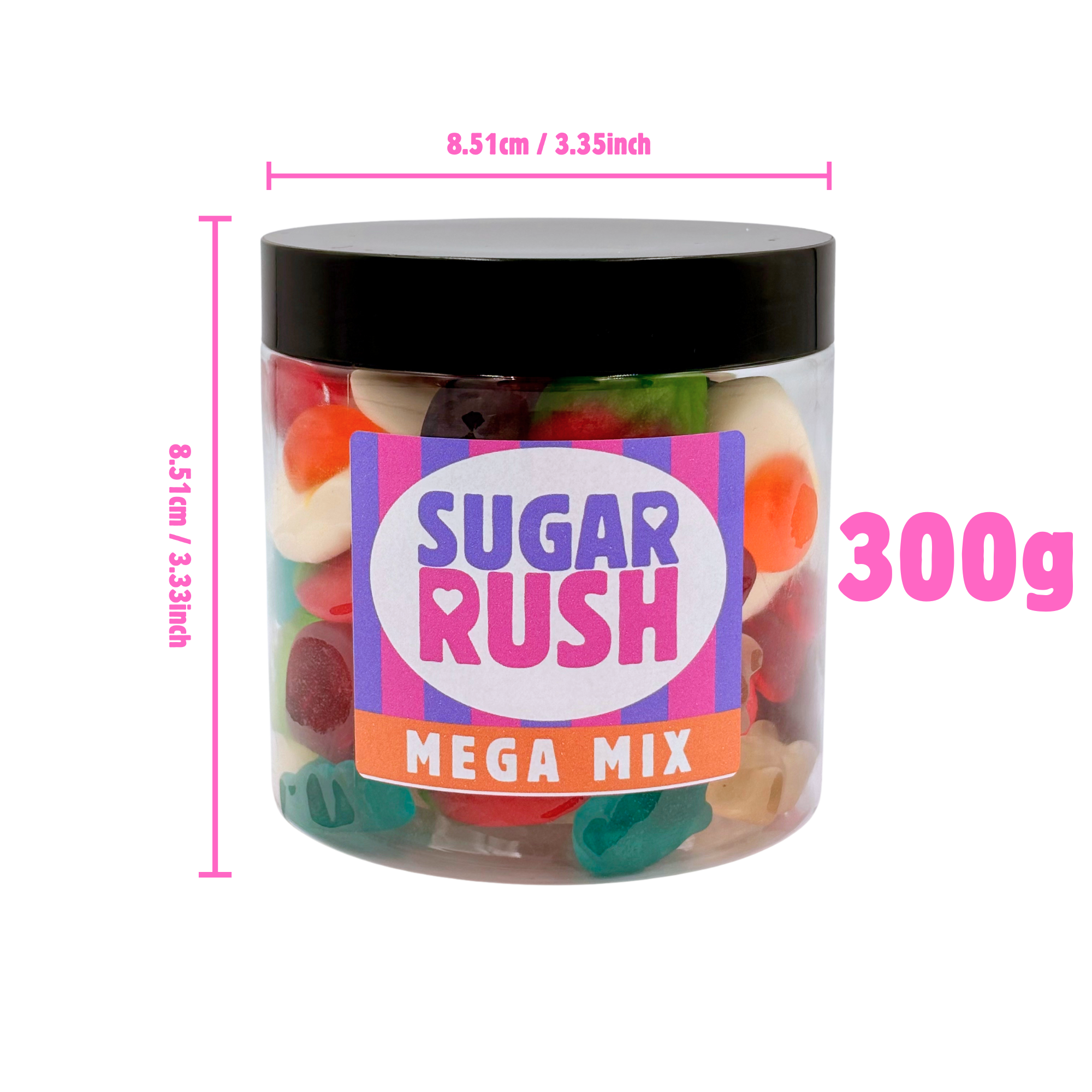 Happy Birthday Candy Gift Jar