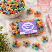 Premium Sour Multicolour Flowers Candy Bag