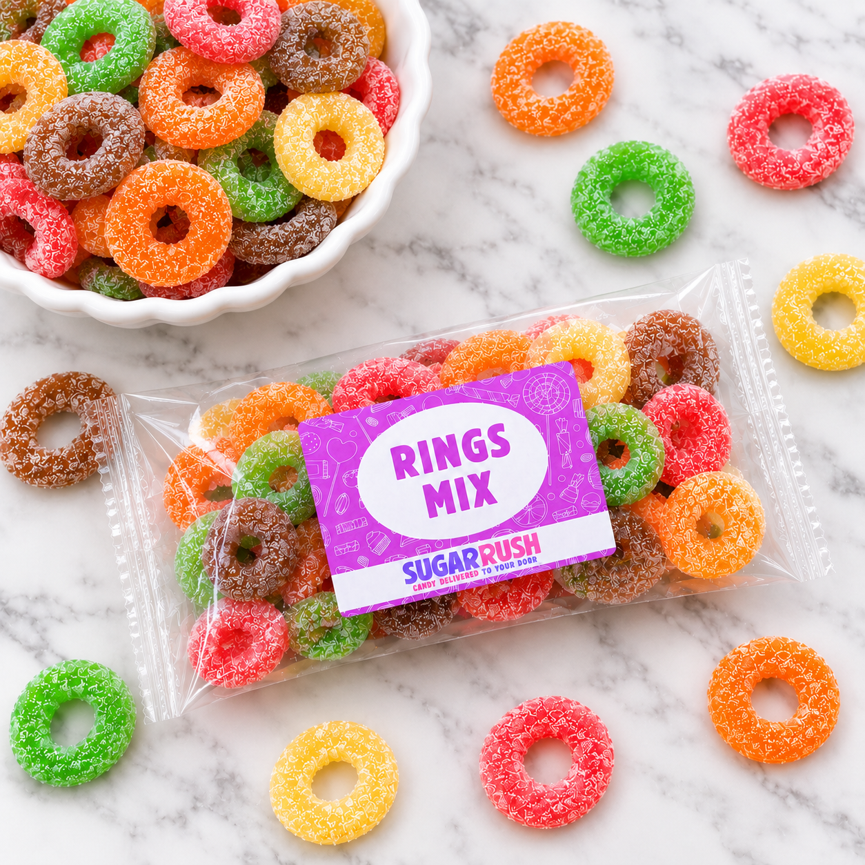 Rings Mix XL Candy Bag