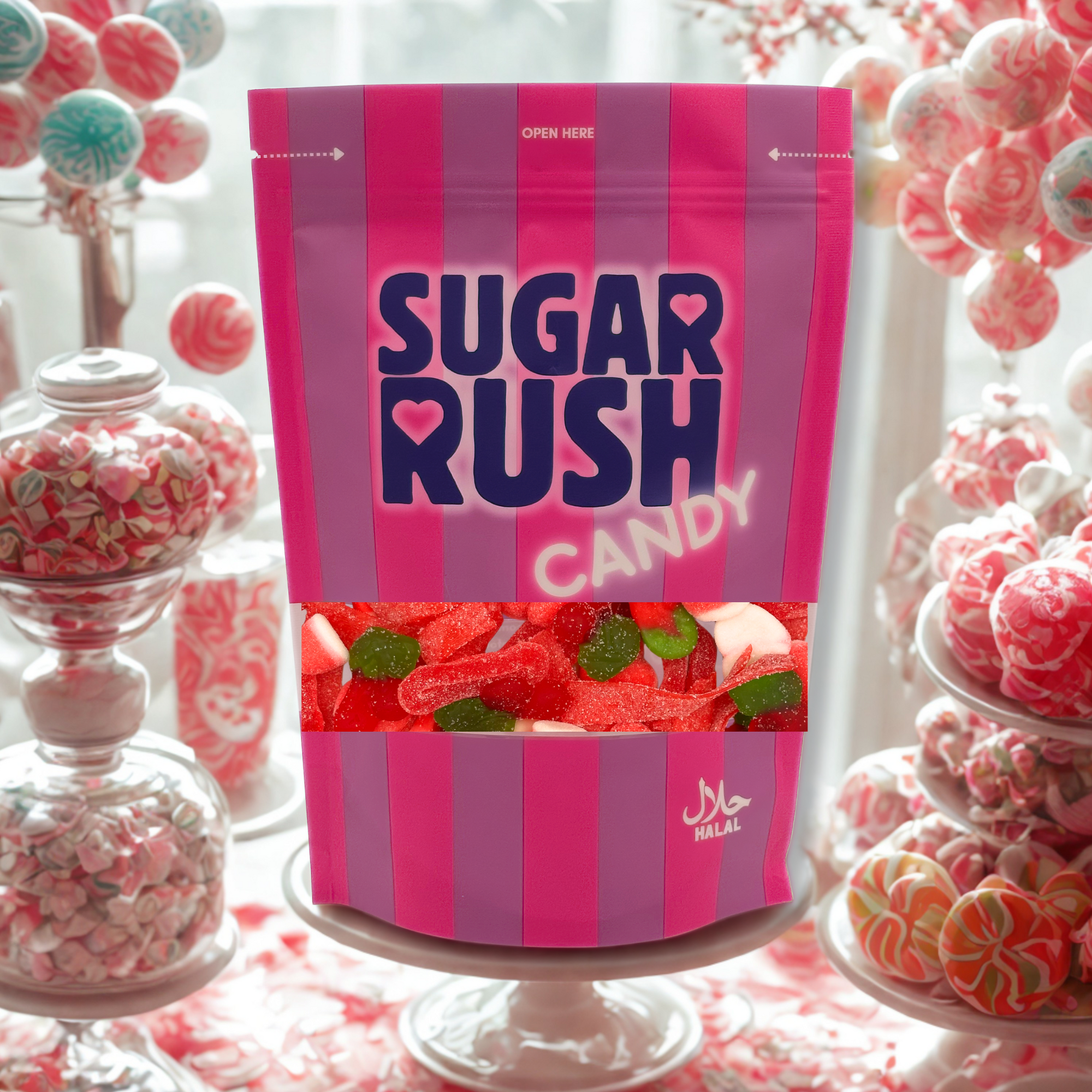 Red Mix – Mega Halal Pick ’n’ Mix Sweets Pouch