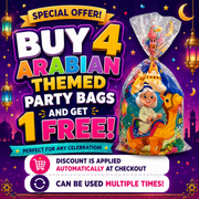 Arabian-Themed Party Candy Gift Bag 200g