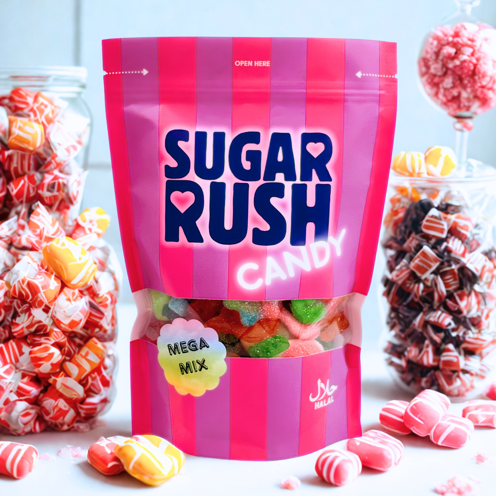 Standard Pick 'n' Mix Candy Pouch 500g (Choose Your Mix)