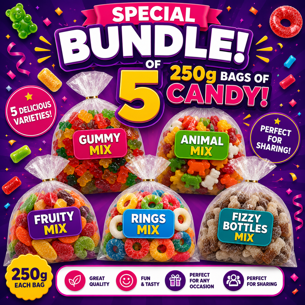 Special Bundle - 5 x 250g Mixes