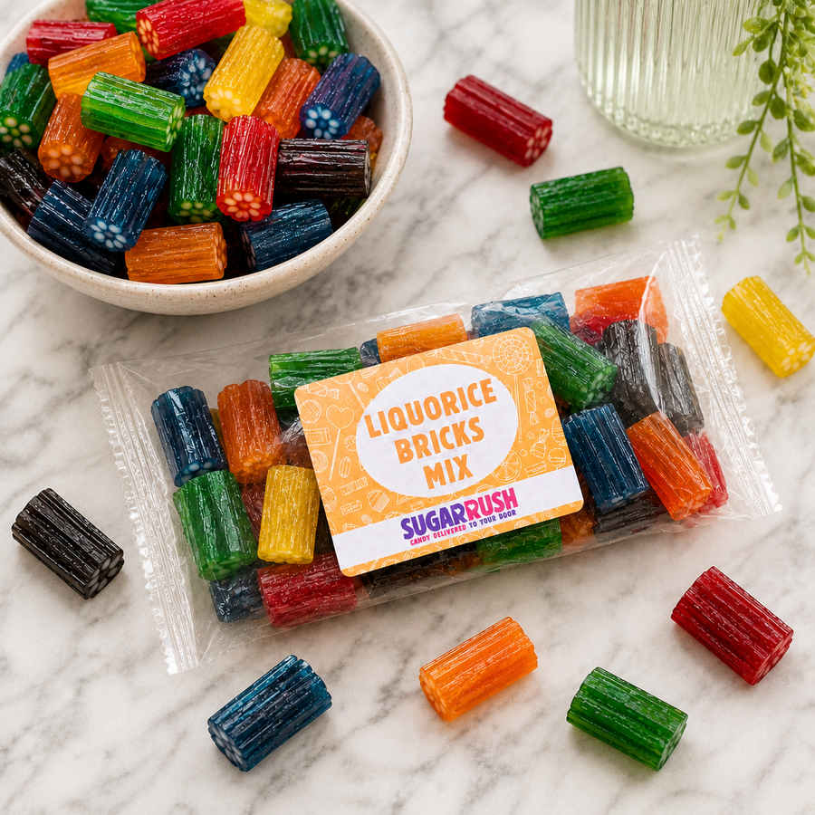 Liquorice Bricks Mix XL Candy Bag