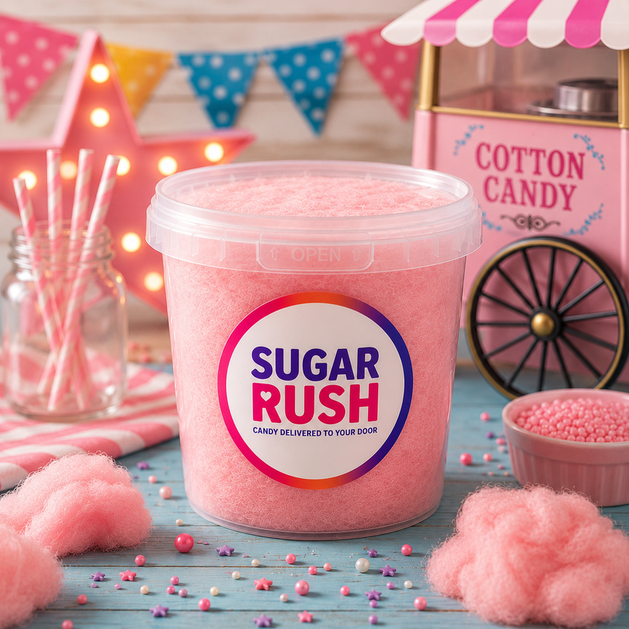 Pink Vanilla Cotton Candy Tub