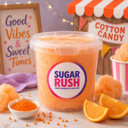 Orange Cotton Candy Tub