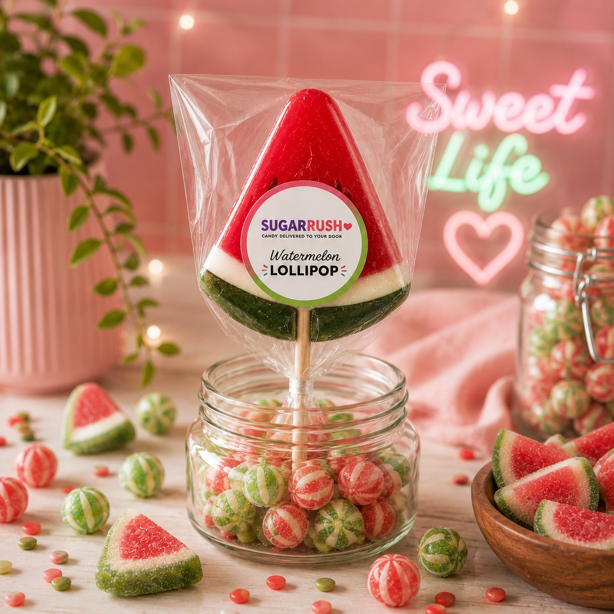 Watermelon Lollipop