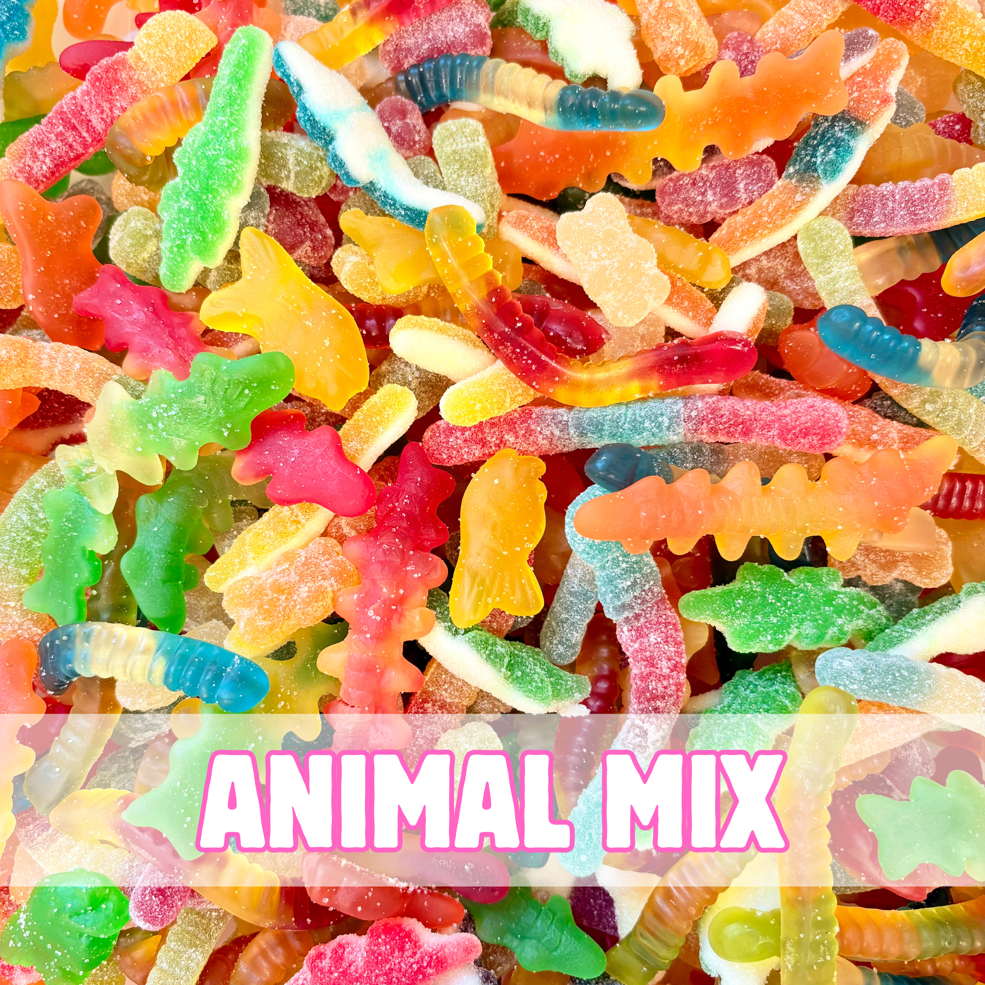 Animal Mix Candy Platter