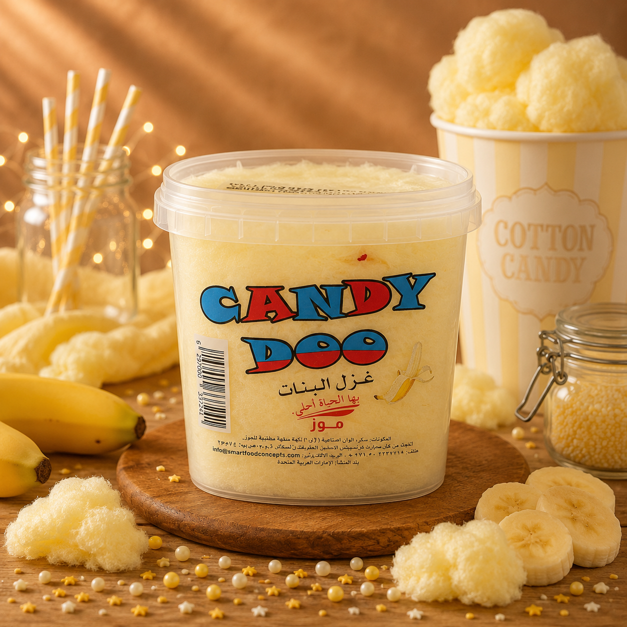 Banana Cotton Candy Tub