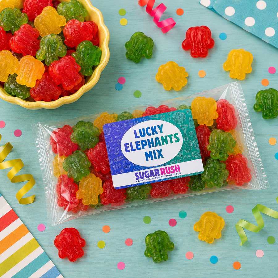 Lucky Elephants Mix XL Candy Bag