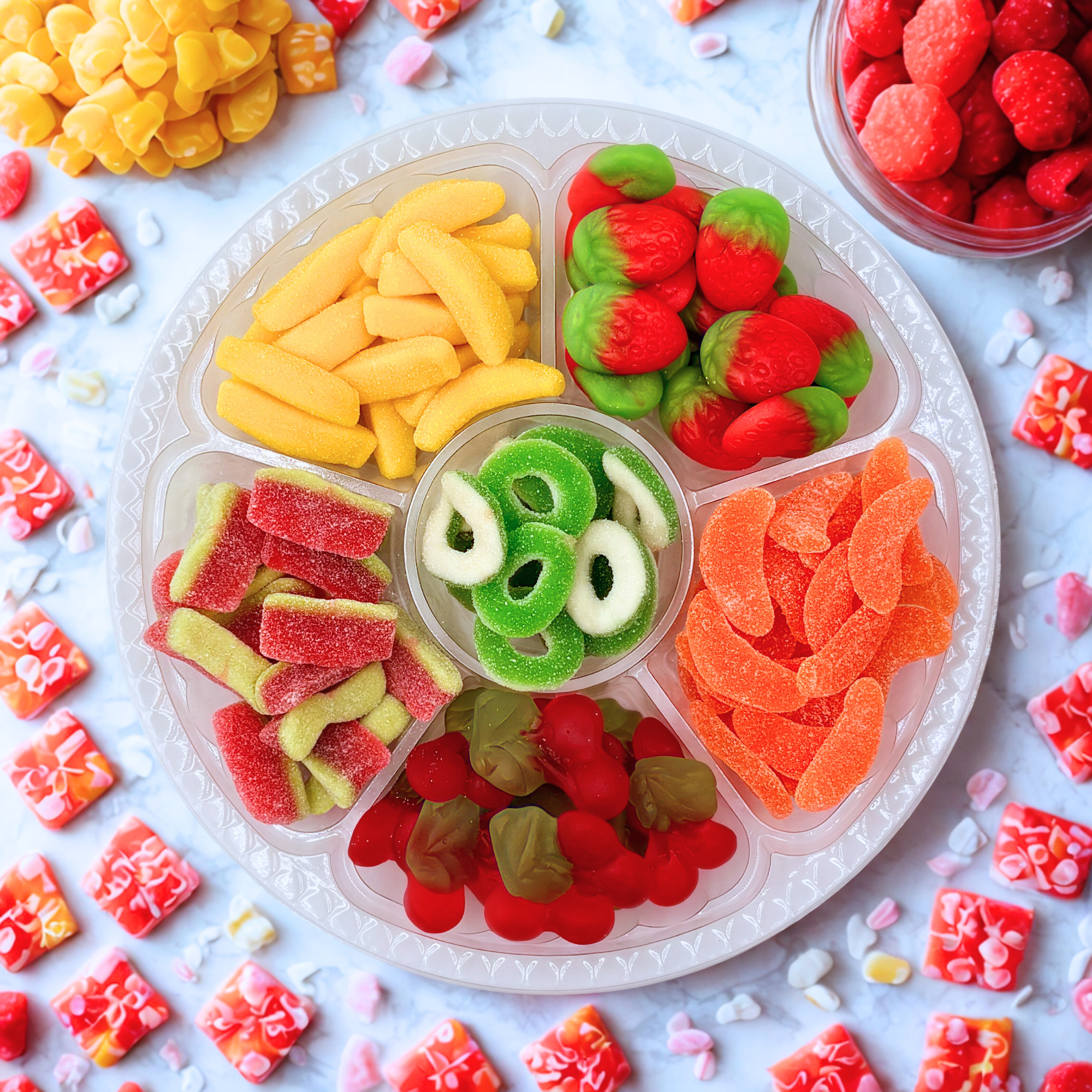 Fruity Mix Candy Platter