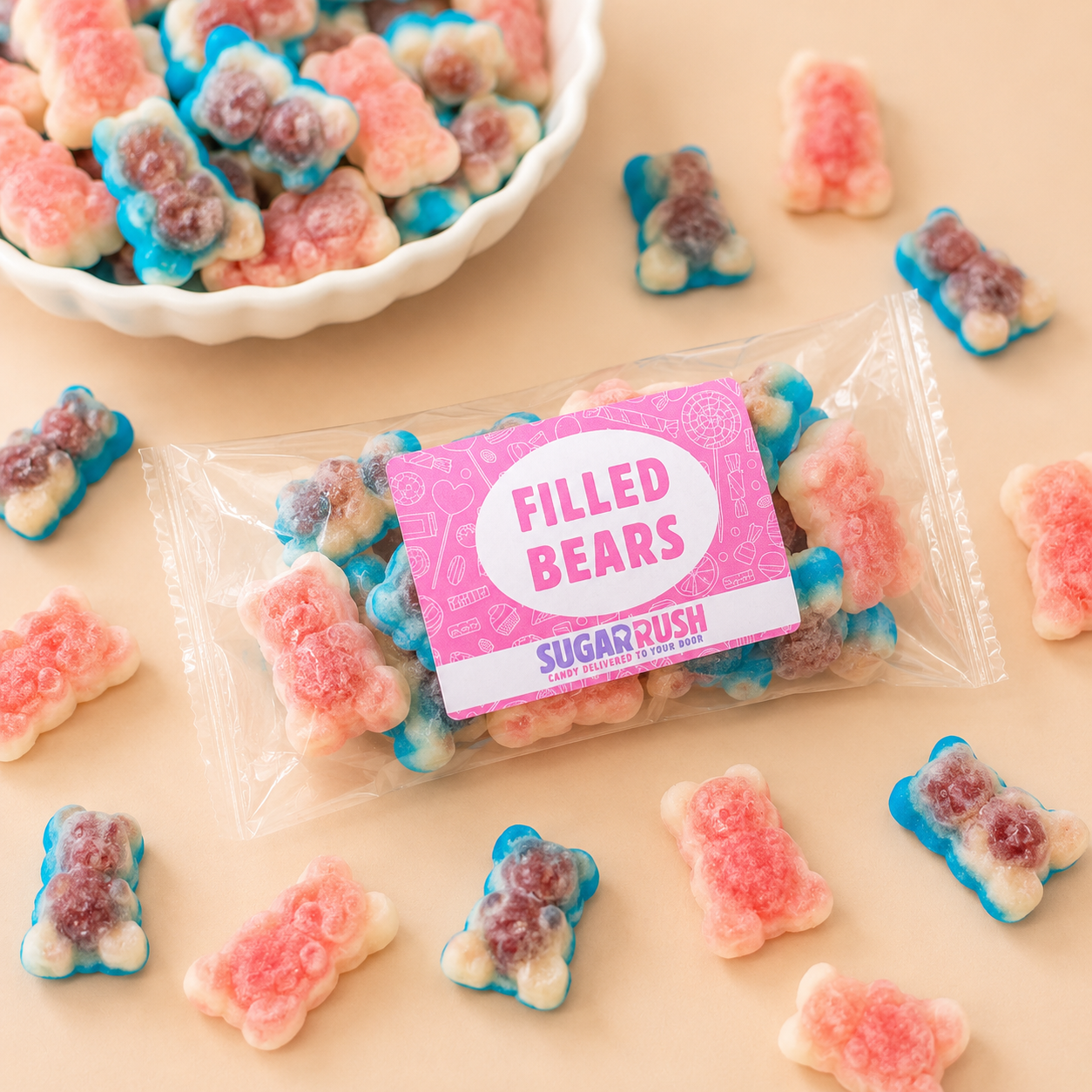 Premium Filled Bears Candy Bag