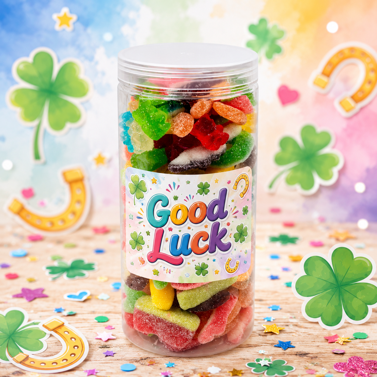 Good Luck Candy Gift Jar