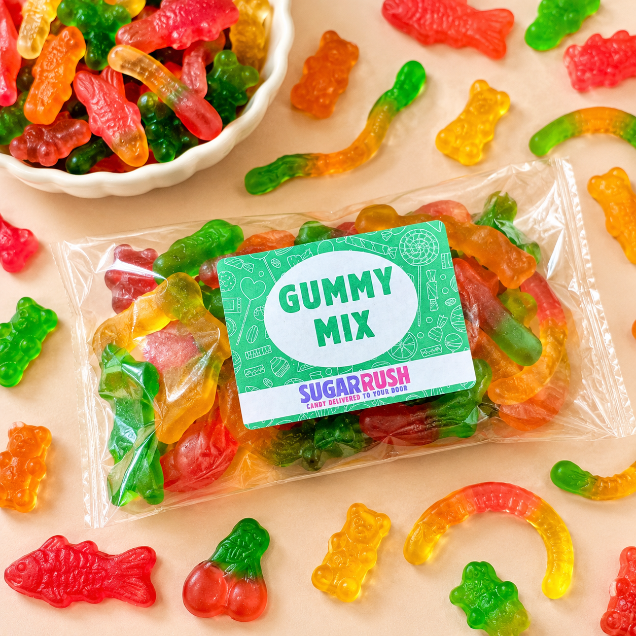 Gummy Mix Candy Bag