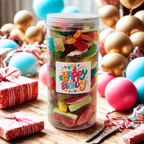 Happy Birthday Candy Gift Jar