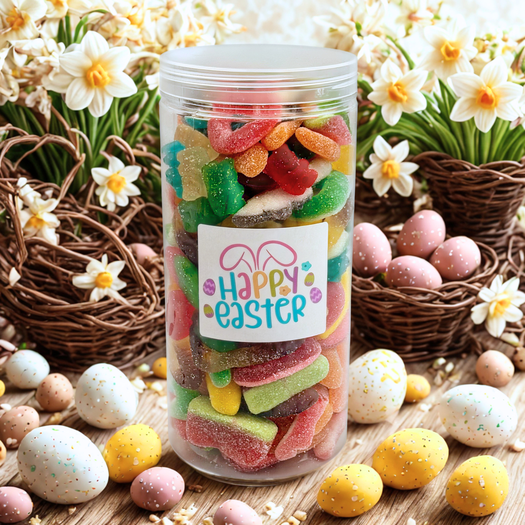 Happy Easter Candy Gift Jar