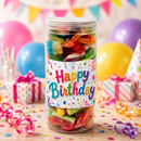 Happy Birthday Candy Gift Jar