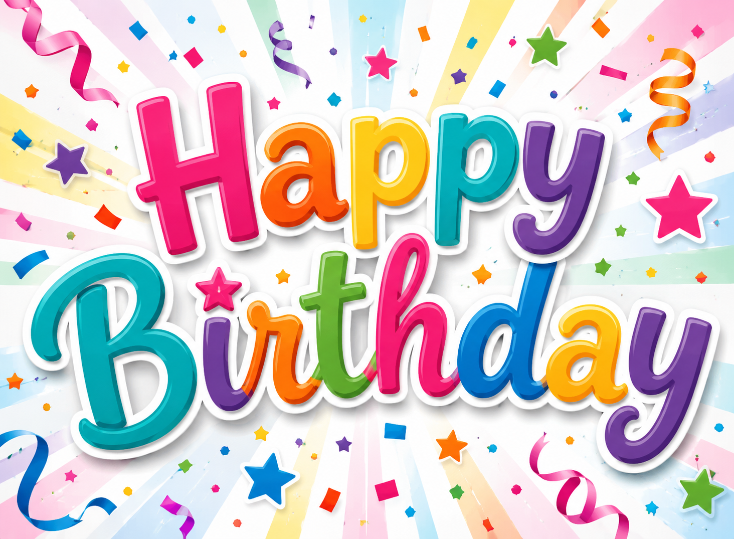 Happy Birthday Candy Gift Jar