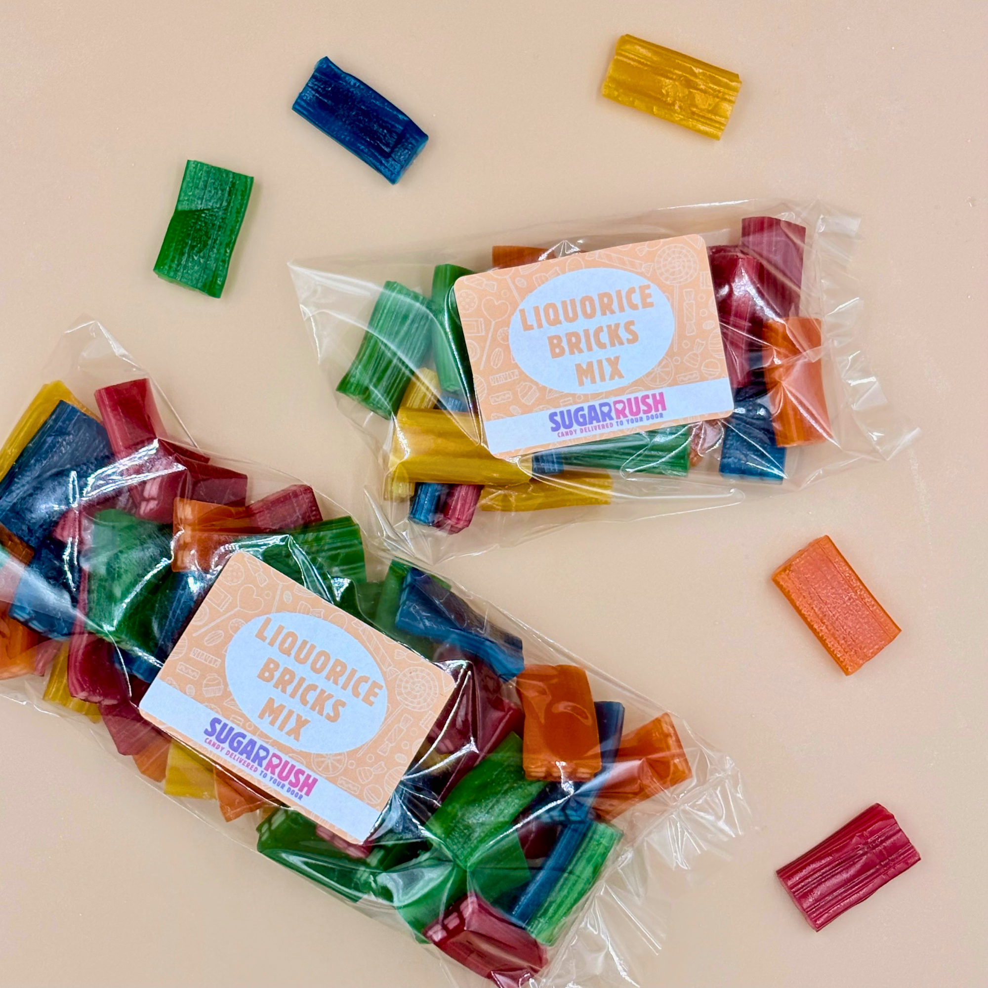 Liquorice Bricks Mix 100g