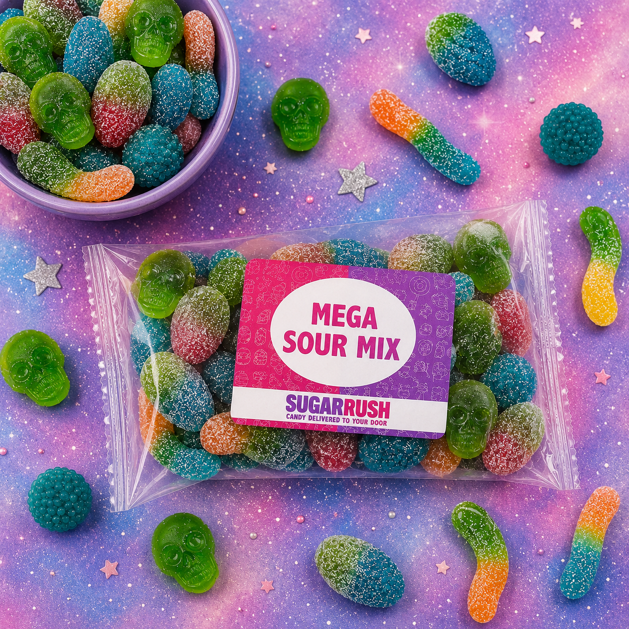 Premium Mega Sour Mix XL Candy Bag