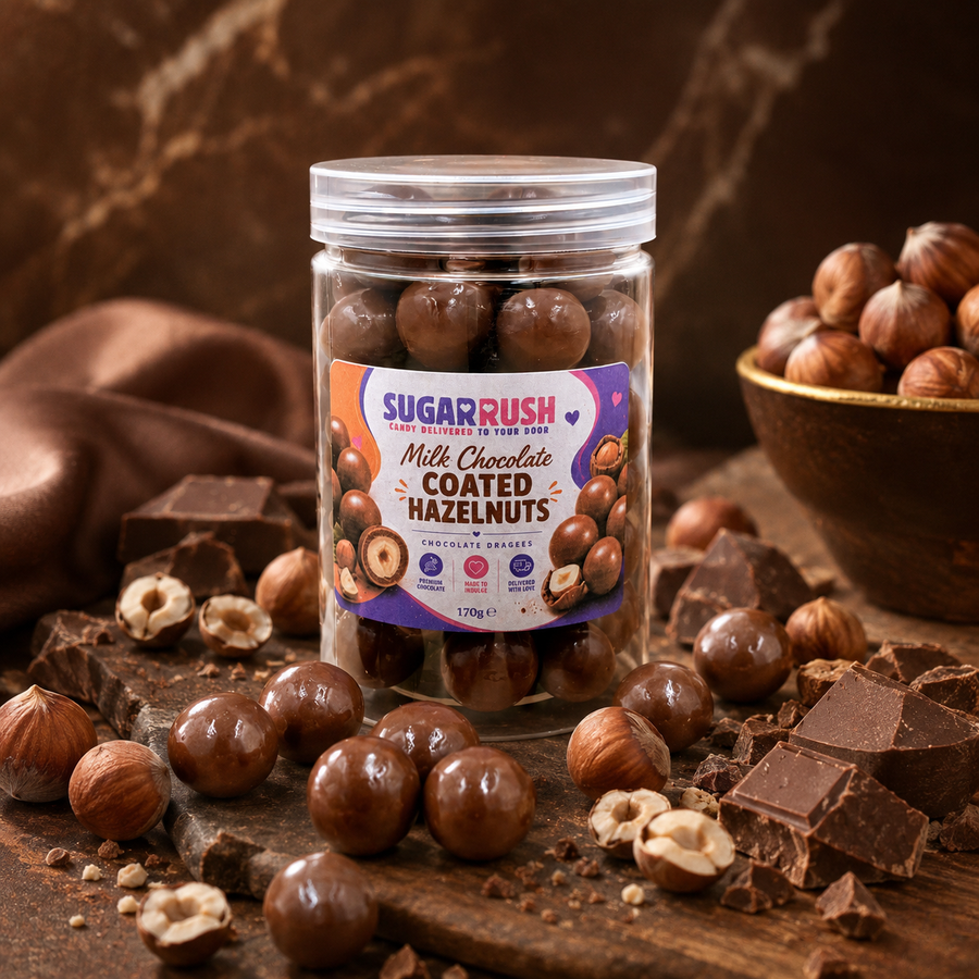 Milk Chocolate Coated Hazelnuts 170g