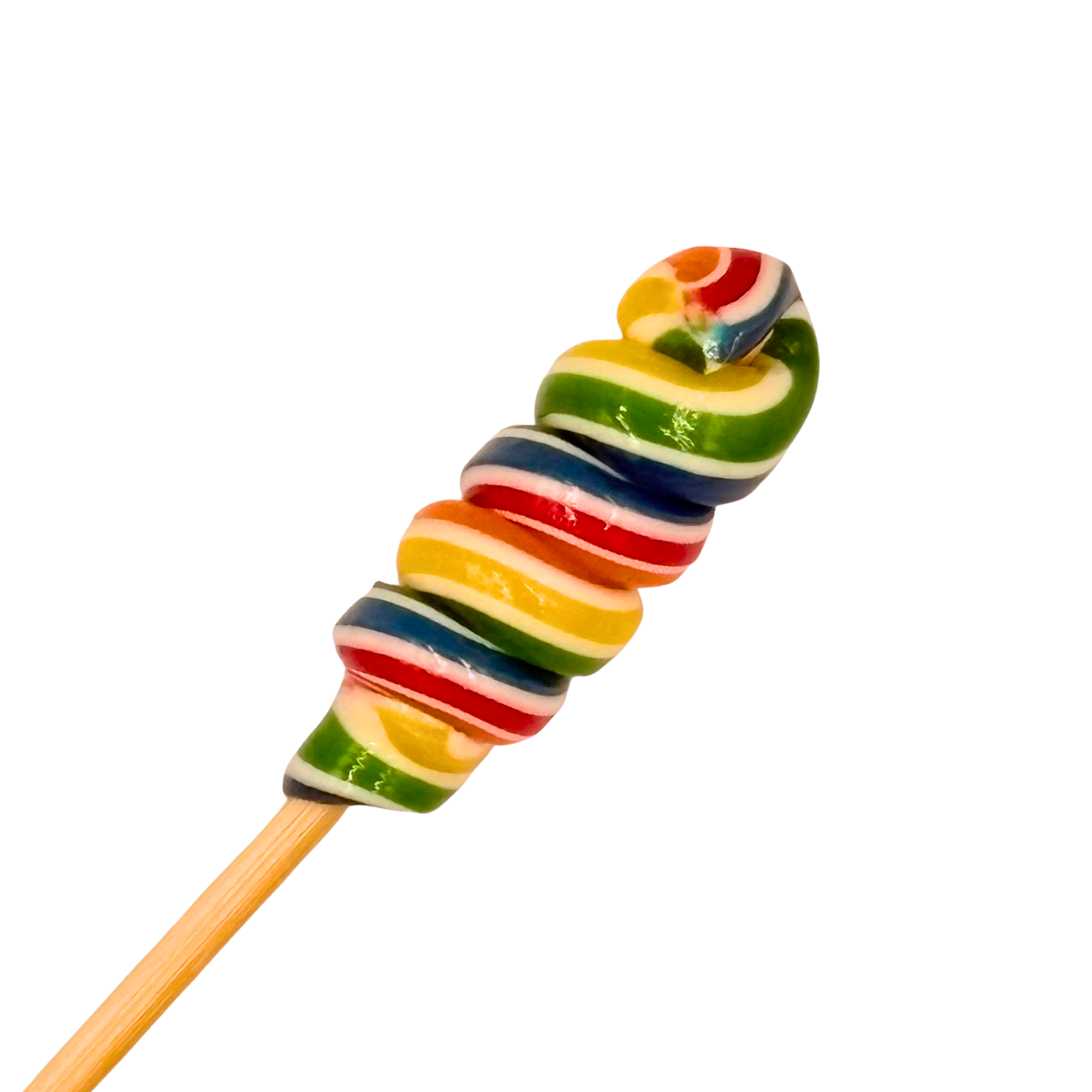 Rainbow Spiral Lollipop