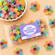 Premium Sour Multicolour Flowers Candy Bag