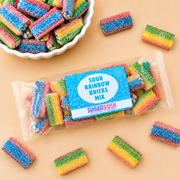 Premium Sour Rainbow Bricks Mix XL Candy Bag