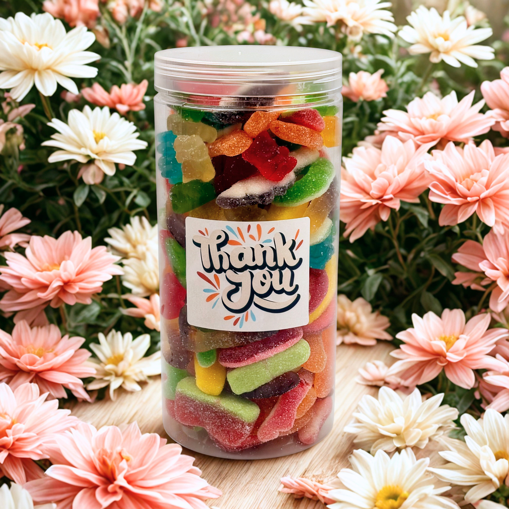 Thank You Candy Gift Jar