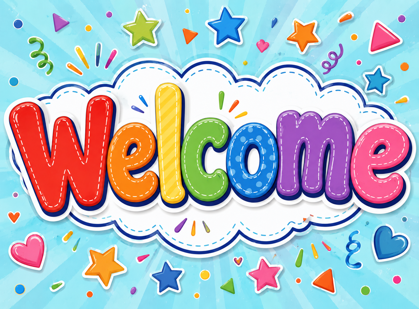 Welcome Candy Gift Jar