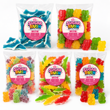 Close-up of the fixed sweets and treats included in Animal Gummies Pick & Mix 5-Pack – 500g