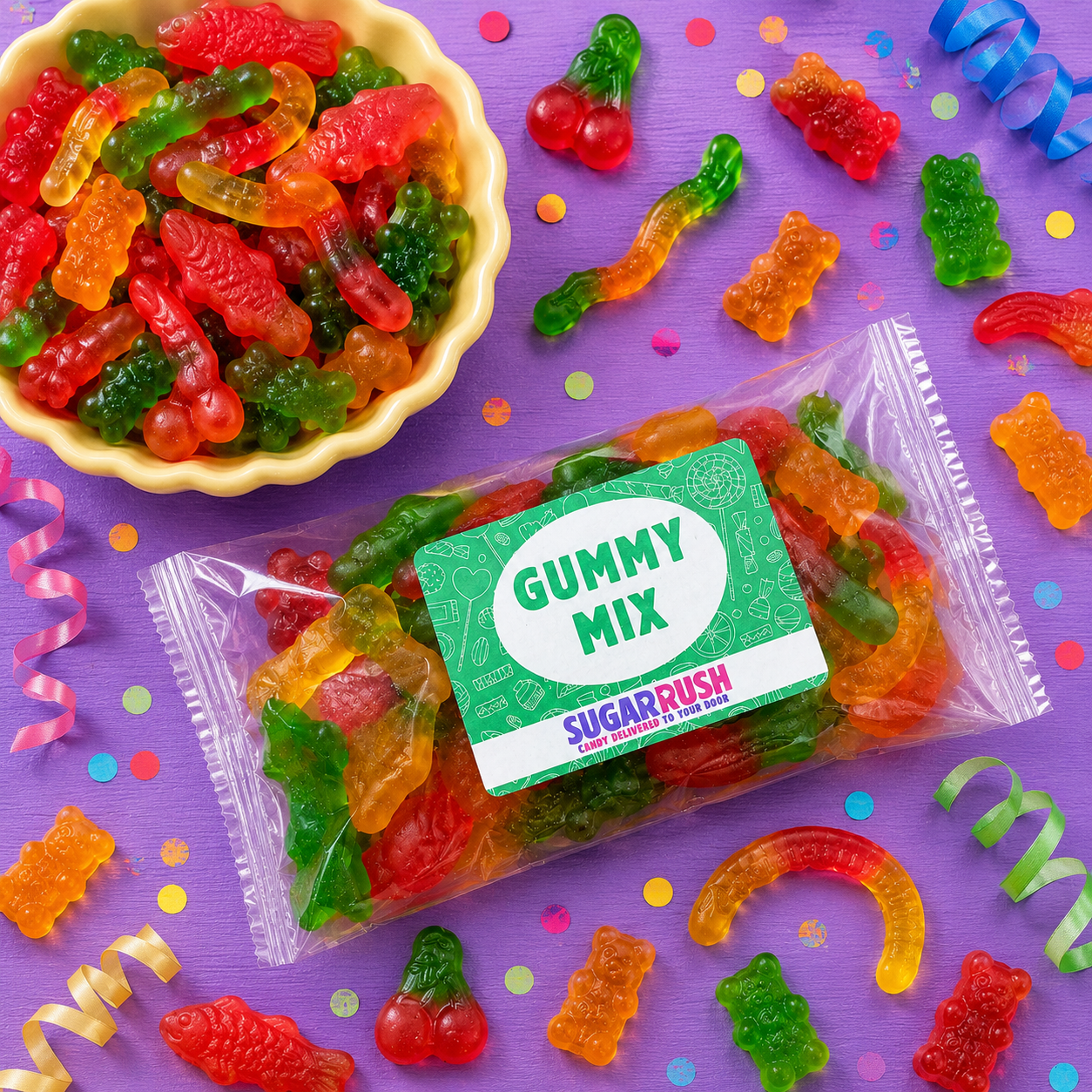 Gummy Mix Candy Bag