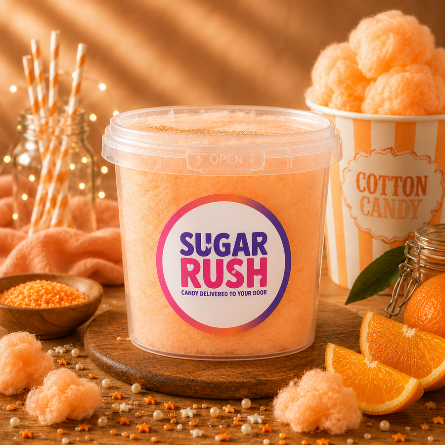 Orange Cotton Candy Tub
