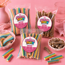Belts & Pencils Pick & Mix 3-Pack – 300g styled for a Sugar Rush sharing moment