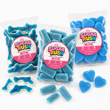 Close-up of the fixed sweets and treats included in Blue Pick & Mix 3-Pack – 300g
