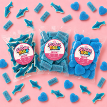 Overhead view showing everything included in Blue Pick & Mix 3-Pack – 300g