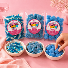 Blue Pick & Mix 3-Pack – 300g styled for a Sugar Rush sharing moment