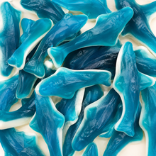 Close-up of Blue Sharks sweets