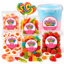 Close-up of the fixed sweets and treats included in Family Sugar Rush Bundle