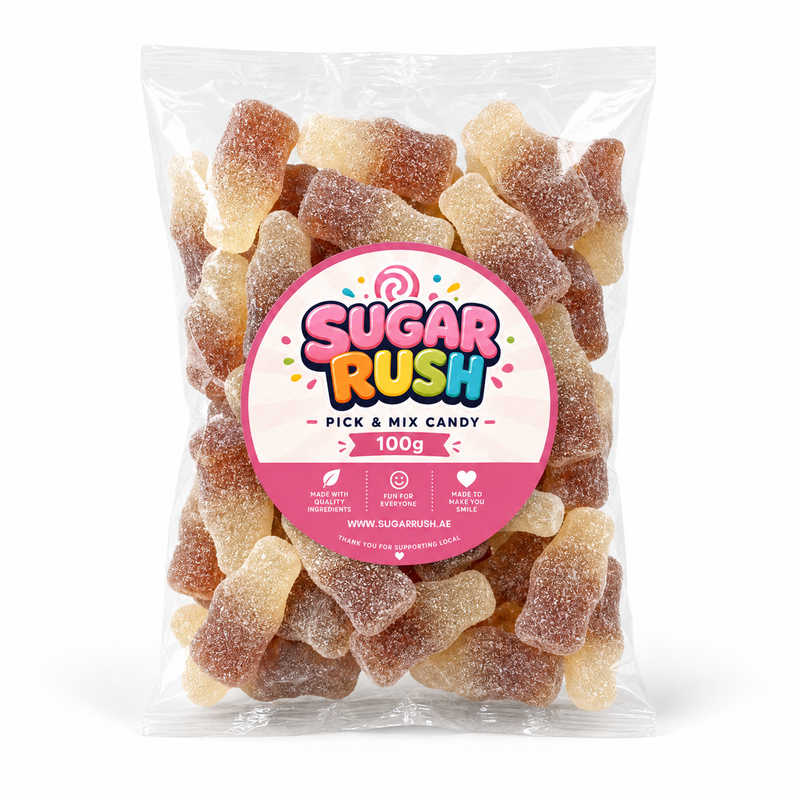 No. 08 Fizzy Cola Bottles – 100g