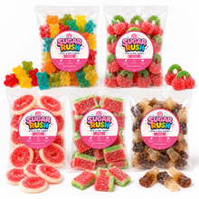 Close-up of the fixed sweets and treats included in Fizzy Pick & Mix 5-Pack – 500g