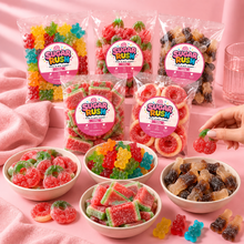 Fizzy Pick & Mix 5-Pack – 500g styled for a Sugar Rush sharing moment