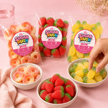 Fruity Pick & Mix 3-Pack – 300g styled for a Sugar Rush sharing moment