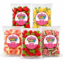 Fruity Pick & Mix 5-Pack – 500g by Sugar Rush with its fixed bundle contents on a white background