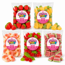 Close-up of the fixed sweets and treats included in Fruity Pick & Mix 5-Pack – 500g