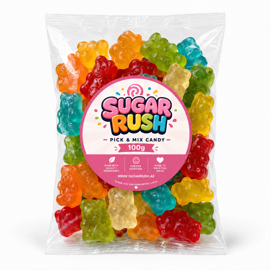 No. 06 Gummy Bears – 100g Sugar Rush 100g bag